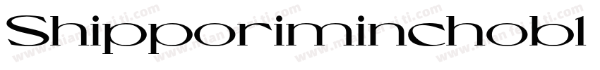 Shipporiminchob1 Ext字体转换